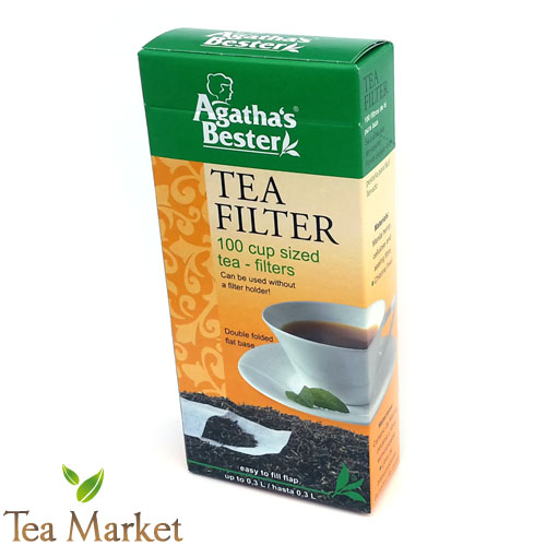 Agatha´s Bester filtre na čaj s objemom 0,3 l, biele, nechlórované
