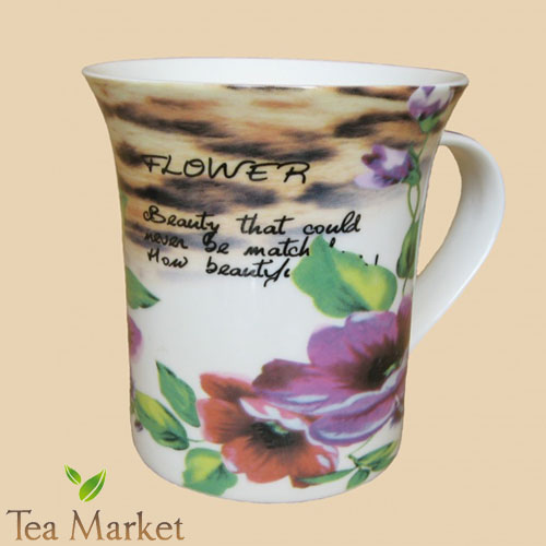 Šálka Violet Flowers - hrnček na čaj