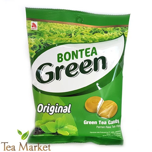 BONTEA GREEN TEA CANDY ORIGINAL, Cukríky so zeleným čajom čisté