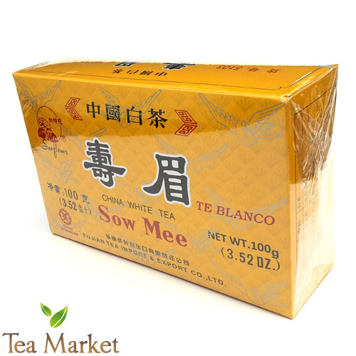 Sow Mee - Obočie dlhého veku, sypaný biely čaj 100 g