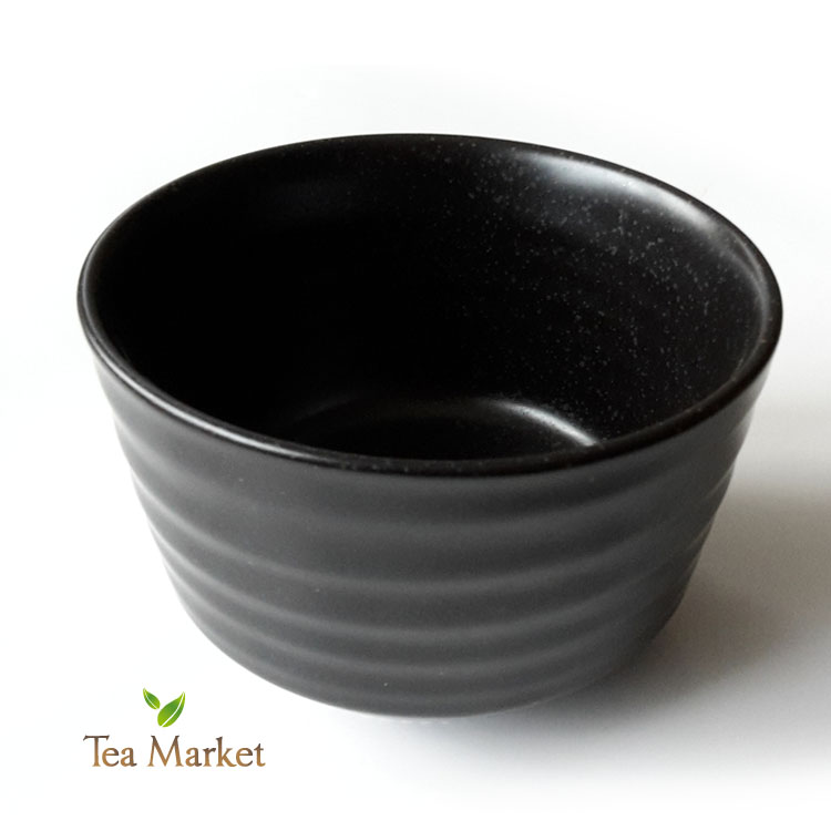 Chawan (Chavan) ~ originálna šálka na čaj Matcha, čierna