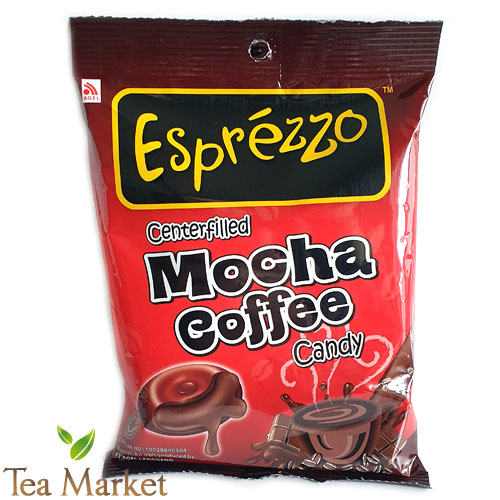 ESPRÉZZO MOCHA COFFEE CANDY CENTERFILLED, Kávové cukríky Mocha plnené