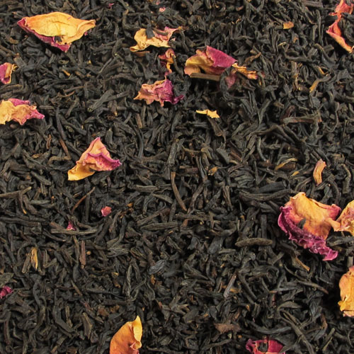 Rose Keemun Black Tea, čierny sypaný čaj s kvetom ruže