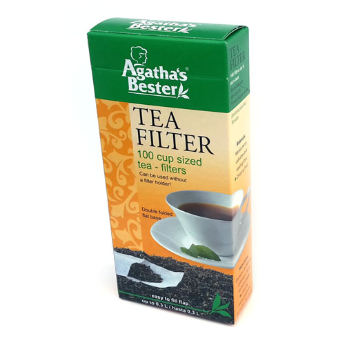 Agatha´s Bester filtre na čaj s objemom 0,3l, biele, nechlórované
