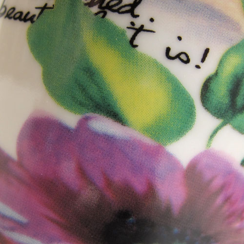 Šálka Violet Flowers - hrnček na čaj