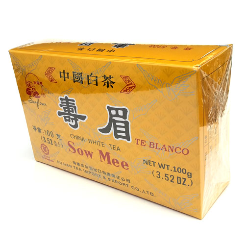 Sow Mee - Obočie dlhého veku, sypaný biely čaj 100 g