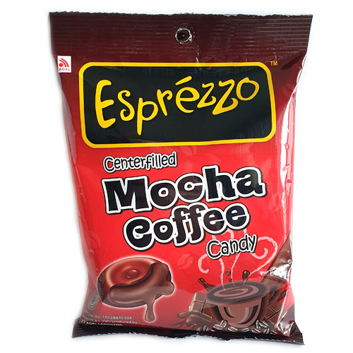 ESPRÉZZO MOCHA COFFEE CANDY CENTERFILLED, Kávové cukríky Mocha plnené