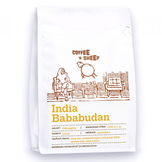 INDIA BABABUDAN COFFEE SHEEP 250g ~ čerstvo pražená zrnková káva